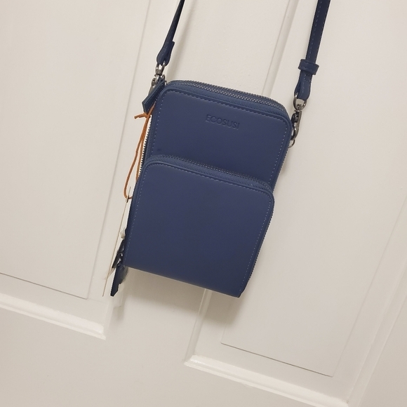 ECOSUSI Blue Crossbody/Satchel/Wristlet Bag, Versatile - Picture 4 of 15